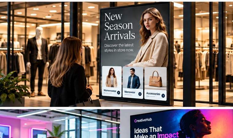 Interactive digital display experience