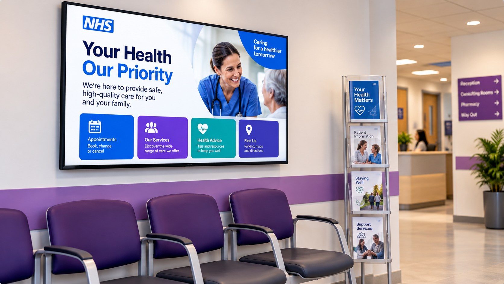 Cloud Displays in healthcare
