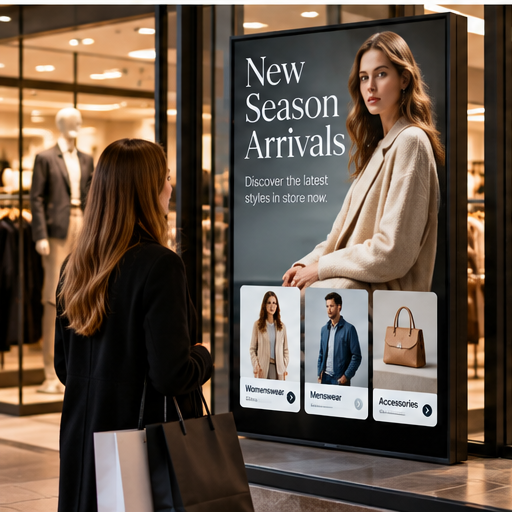 Retail digital signage