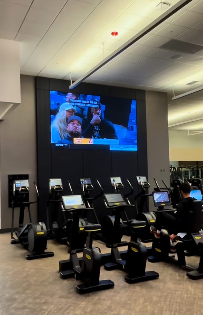Cloud Displays in gyms & fitness centres